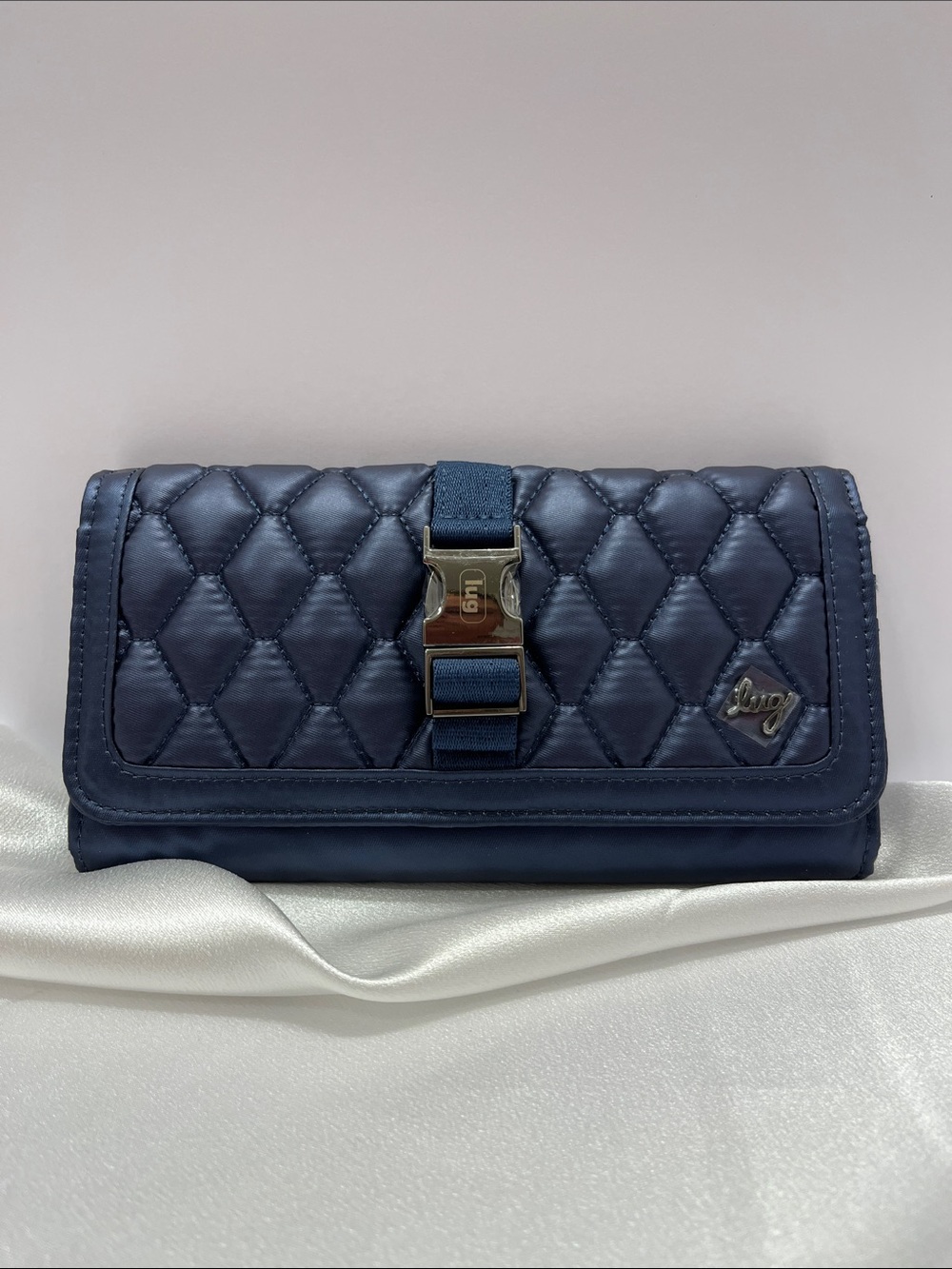 🆕 LUG - NWOT - Throttle RFID Wallet in Metallic Indigo